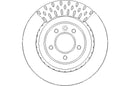 Disctech Brake Disc (Single) - Fits Land rover, Volvo - ABD3326 - Rear Axle