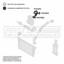 First Line Turbo Hose  - FTH1378 fits GM Astra 1.3D 04-09