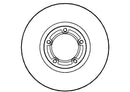 Disctech Brake Disc (Single) - Fits Ford - ABD3483 - Front Axle