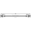 Borg & Beck Brake Hose  - BBH7892 fits Toyota Yaris 05- French Built