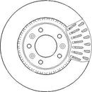 Disctech Brake Disc (Single) - Fits Citroën - ABD3251 - Rear Axle