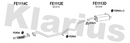 Klarius FE1114C - Flexible Pipe  - Fits Ford Fiesta 1.6TDCi