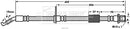 Borg & Beck Brake Hose  - BBH7564 fits Daihatsu Charade,Coure,Trevis
