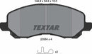 Chrysler Citroën Dodge Mitsubishi Peugeot, Brake Pad Set - Textar 2358401
