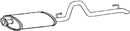 Klarius CH55J - Box With Tail Pipe  - Fits Chrysler Jeep Cherokee 2.4