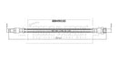 Borg & Beck Brake Hose - BBH9030