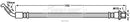Borg & Beck Brake Hose  - BBH7889 fits Toyota Prius,Urban Cruiser