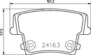 Mintex Brake Pad Set fits -Chrysler Dodge MDB2695 (also fits other vehicles)
