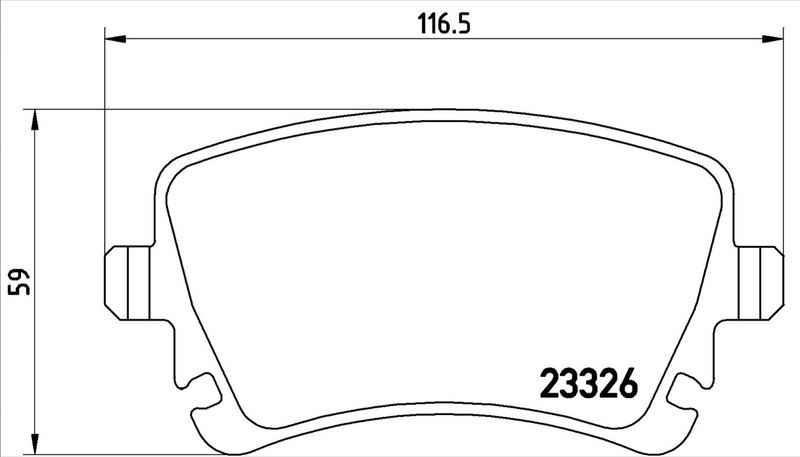 Brembo Brake Pad Set - P85083