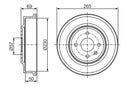 Bosch Brake Drum (Pair) - 0986477277