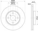 Mintex Brake Discs fits -Daihatsu Toyota V300:6 MDC1832C (also fits other vehicles)