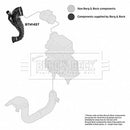 Borg & Beck Air Filter Hose  - BTH1457 fits Ford Focus I,Transit Connect