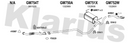 Klarius GM754T - Centre Pipe  - Fits Opel Astra J 2.0CDTI