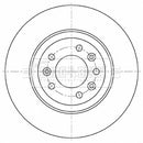 Borg & Beck Brake Disc (Pair)  - BBD5491
