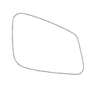 APEC Replacement Stick-On Wide Angle Vehicle Mirror Glass RHS - AMS2010A