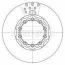 Borg & Beck Brake Disc - BBD32610