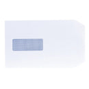 Lyreco White C5 Peel and Seal Window Envelopes - 100gsm - Box of 500 - 5021368