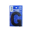 Castle Promotions G - 3in. Adhesive Digit - Black - Pack Of 12 - DPX12G