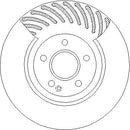 Disctech Brake Disc (Single) - Fits Hyundai, Infiniti - ABD3828 - Front Axle