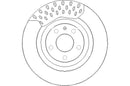 Disctech Brake Disc (Single) - Fits Audi, Ford - ABD3222 - Rear Axle