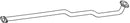 Klarius RN870X - Centre Pipe  - Fits Renault Scenic I 1.9DCi