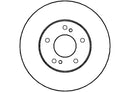Disctech Brake Disc (Single) - Fits Nissan - ABD3516 - Front Axle