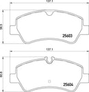 Mintex Brake Pad Set fits -Ford MDB3370 (also fits other vehicles)