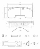 Borg & Beck Brake Pads - BBP32999