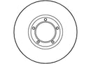 Disctech Brake Disc (Single) - Fits Ford - ABD2649 - Front Axle