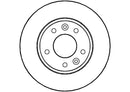 Disctech Brake Disc (Single) - Fits Kia, Ldv - ABD2919 - Front Axle
