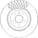 Disctech Brake Disc (Single) - Fits Bmw, Tesla - ABD3800 - Front Axle
