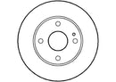 Disctech Brake Disc (Single) - Fits Audi, Mazda - ABD2716 - Front Axle