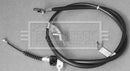 Borg & Beck Brake Cable - BKB3338 fits Toyota Yaris Jap built 06-11
