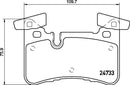 Mintex Brake Pad Set fits -MercedesBenz MDB3143 (also fits other vehicles)