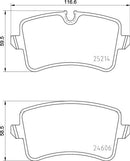 Mintex Brake Pad Set fits -Audi MDB3190 (also fits other vehicles)
