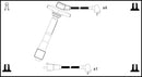 Lucas Ignition Lead Set - LUC7377