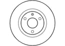 Disctech Brake Disc (Single) - Fits Citroën, Saab - ABD3479 - Front Axle
