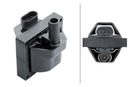 HELLA 5DA 358 168-301 Ignition Coil - 4-pin connector - Bolted