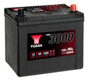 Yuasa 12V 60Ah 500A SMF Battery - YBX3005 - 4 Year Warranty