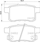 Mintex Brake Pad Set fits -Honda MDB2946 (also fits other vehicles)