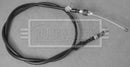 Borg & Beck Brake Cable - BKB3493 fits Mitsub. L200 2.5TD RWD 97-06