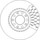 Disctech Brake Disc (Single) - Fits Alfa romeo, Mercedes-benz - ABD3821 - Front Axle