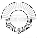 Borg & Beck Brake Disc (Single)  - BBD6022S