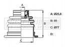 First Line Cv Joint Boot Kit  - FCB6327 fits Dacia Sandero