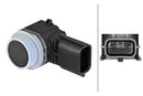 HELLA 6PX 358 270-371 Sensor, parking distance control - 3-pin connector - mounting