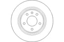 Disctech Brake Disc (Single) - Fits Chevrolet - ABD2127 - Rear Axle