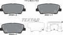 Hyundai Kia Ssangyong, Brake Pad Set - Textar 2552003