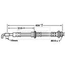 Borg & Beck Brake Hose  - BBH6756 fits GM Frontera B