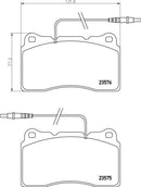Mintex Brake Pad Set fits -Citroën Fiat Peugeot MDB2089 (also fits other vehicles)