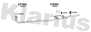 Klarius FD769A - Twin Front Pipe  - Fits Ford Fiesta 1.6